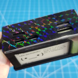 3D printed foldishagotchi holographic case! 8 hologram types to choose from!